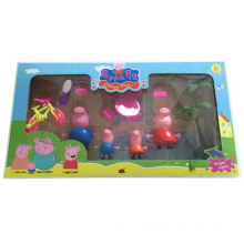 Популярный мультфильм розовый свинья семья игрушки для малышей